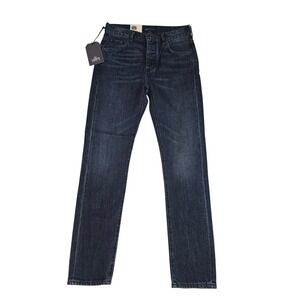 Levi's Slouchy‎ Fit Taper Ankle Jeans Dark Wash Button Fly 25x29